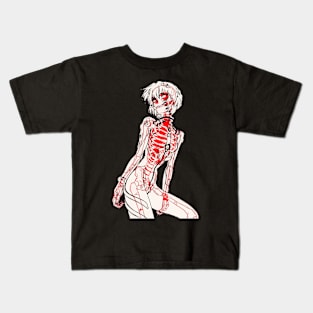 Skeleton girl Kids T-Shirt